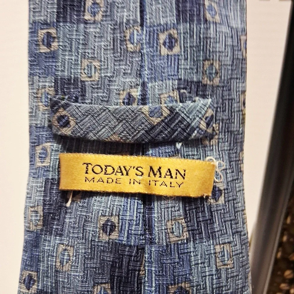 Today's Man Vintage Lot Of Men's Silk Neckties Made In Italy Wide 58-59 In Long